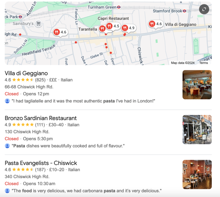 How to get featured in the Google local pack